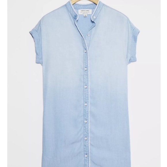 Anthropologie Dresses & Skirts - Cloth and Stone Milou Tunic Denim Dress